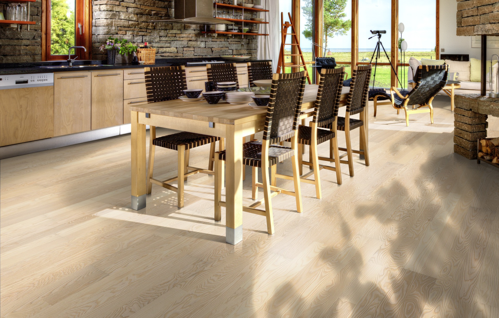 Паркетная доска Kahrs Песочная Ясень Фалстербо Falsterbo 152N55AK0VKW240 Calm 2423×200×15 фото в интерьере Паркетная доска Kahrs Песочная Ясень Фалстербо Falsterbo 152N55AK0VKW240 Calm 2423×200×15 фото в интерьере